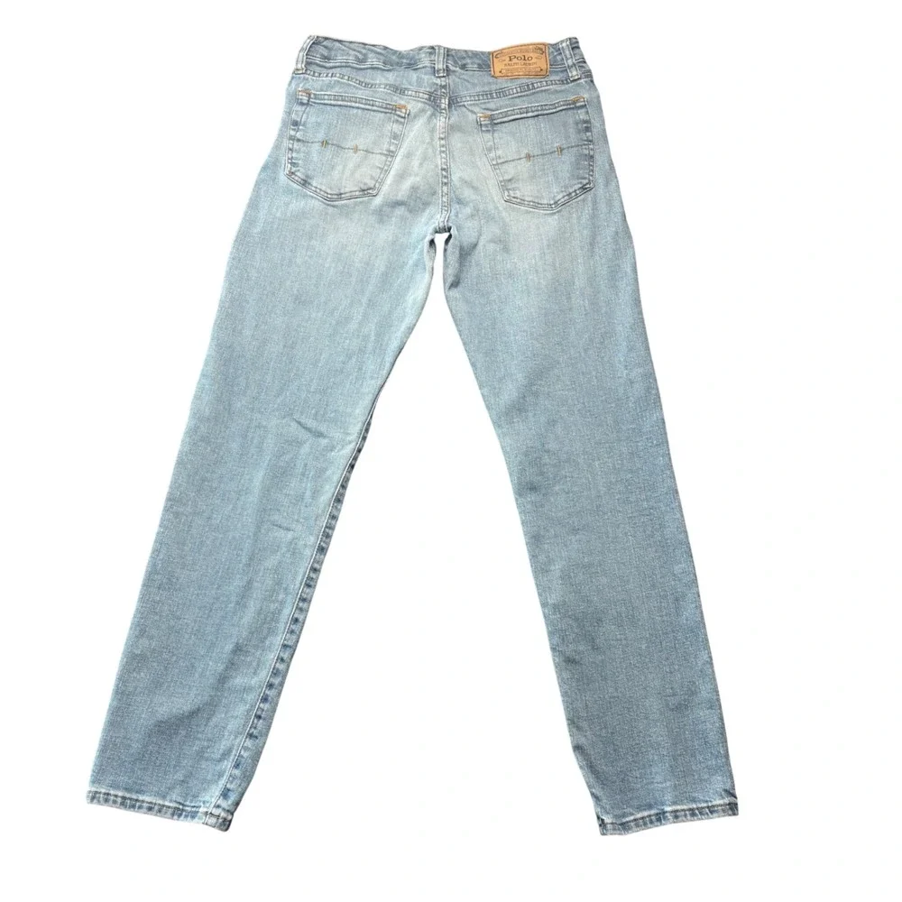 Polo Ralph Lauren Jeans Mens 30 Light Blue‎ Slim Fit Stretch Denim Pants